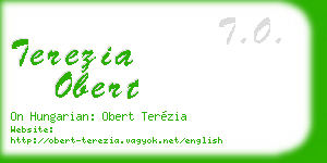 terezia obert business card