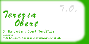 terezia obert business card